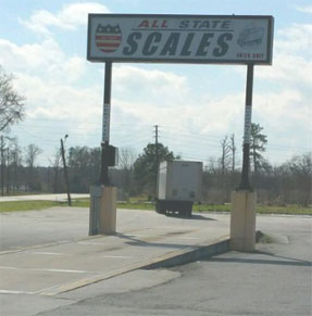 Certified Scale at All State Truck Stop, Unadilla, GA