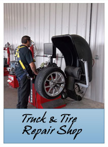 Truck and tire Repair Shop, Unadilla, GA